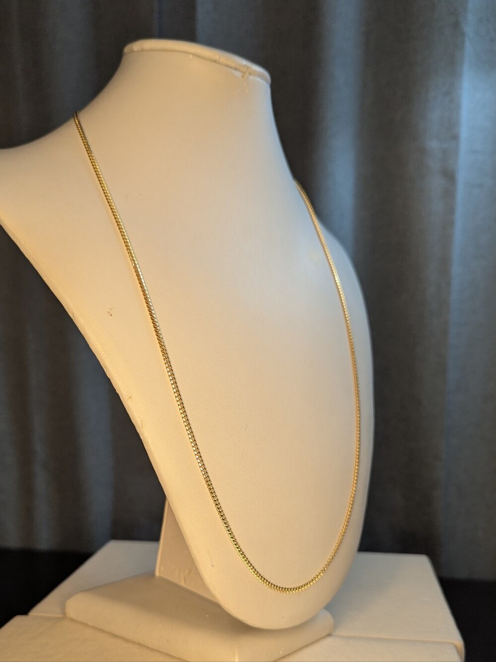 18k Gold Layered 24" Chain Necklace - W081826-1